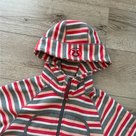 Womens Stripped Zip Up Lululemon Hoodie - Picture 2 of 5